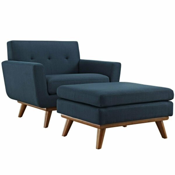 Modway Furniture Engage 2 Piece Sectional Sofa, Azure - 59.5 x 40 x 32.5 in., 2PK EEI-2187-AZU-SET